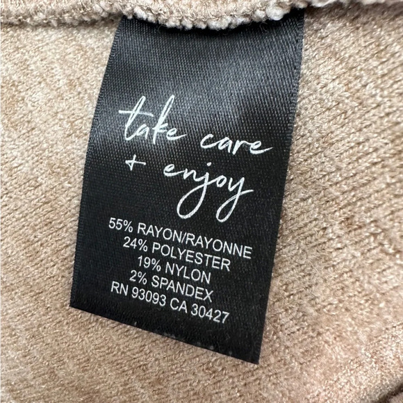 Nic+Zoe Skirt Womens Size Medium Brown Cozy All Day Midi Length Pull On - Picture 11 of 11